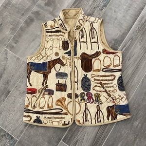 Ralph Lauren reversible equestrian vest.